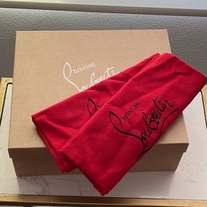 Original authentic Christian Louboutin box w/ two bar and new dust bags